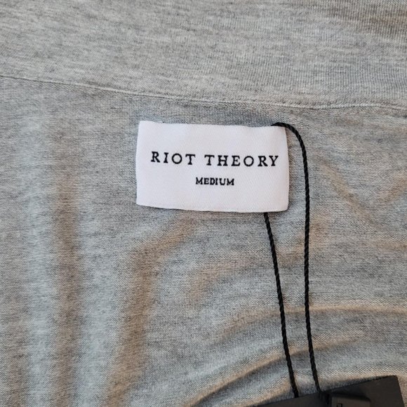 Riot Theory grey sleep set. Size M. NWT. - Picture 3 of 9